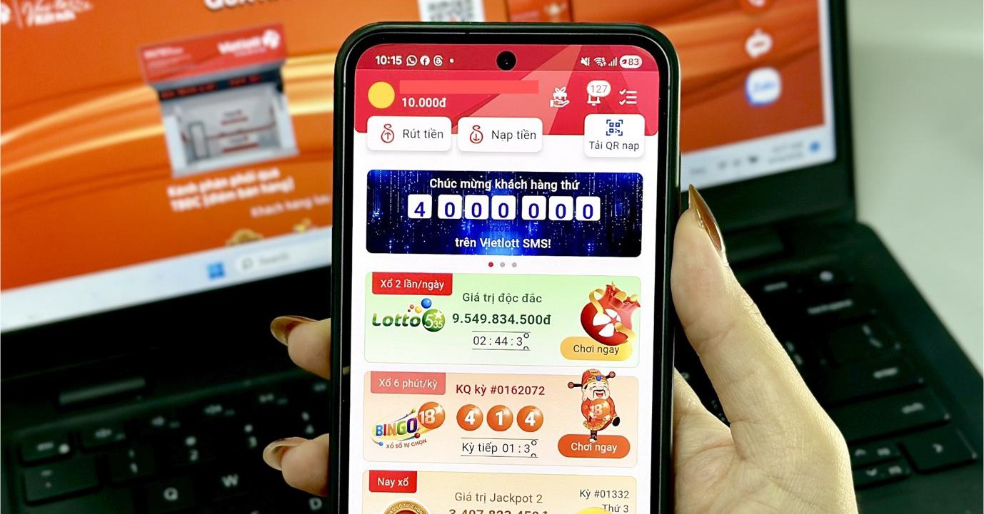 Bắt nhịp không tiền mặt, 4 triệu người chọn giải trí có thưởng qua Vietlott SMS