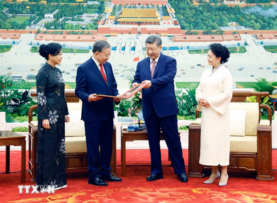 Tổng B&iacute; thư, Chủ tịch nước T&ocirc; L&acirc;m kết th&uacute;c tốt đẹp chuyến thăm cấp Nh&agrave; nước đến Trung Quốc - Ảnh 1.