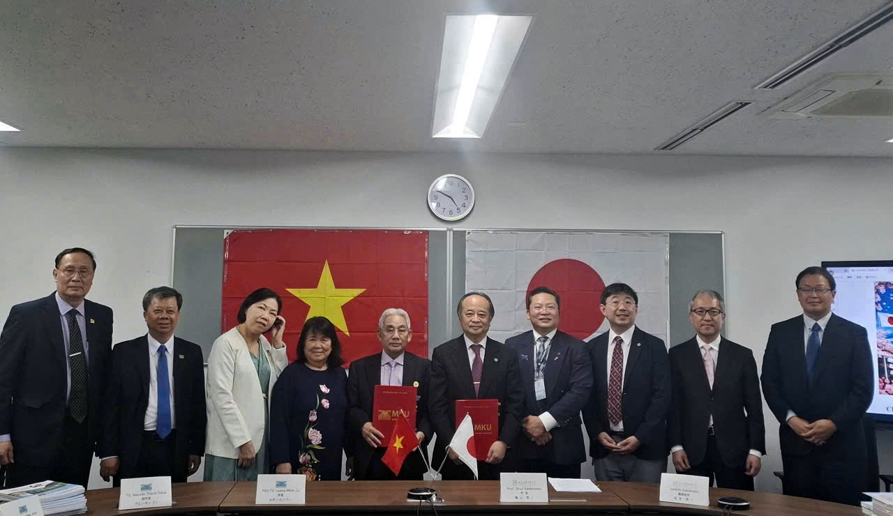 Một trường đại học ở Nhật Bản “bắt tay” với Trường Đại học Cửu Long - Ảnh 2.