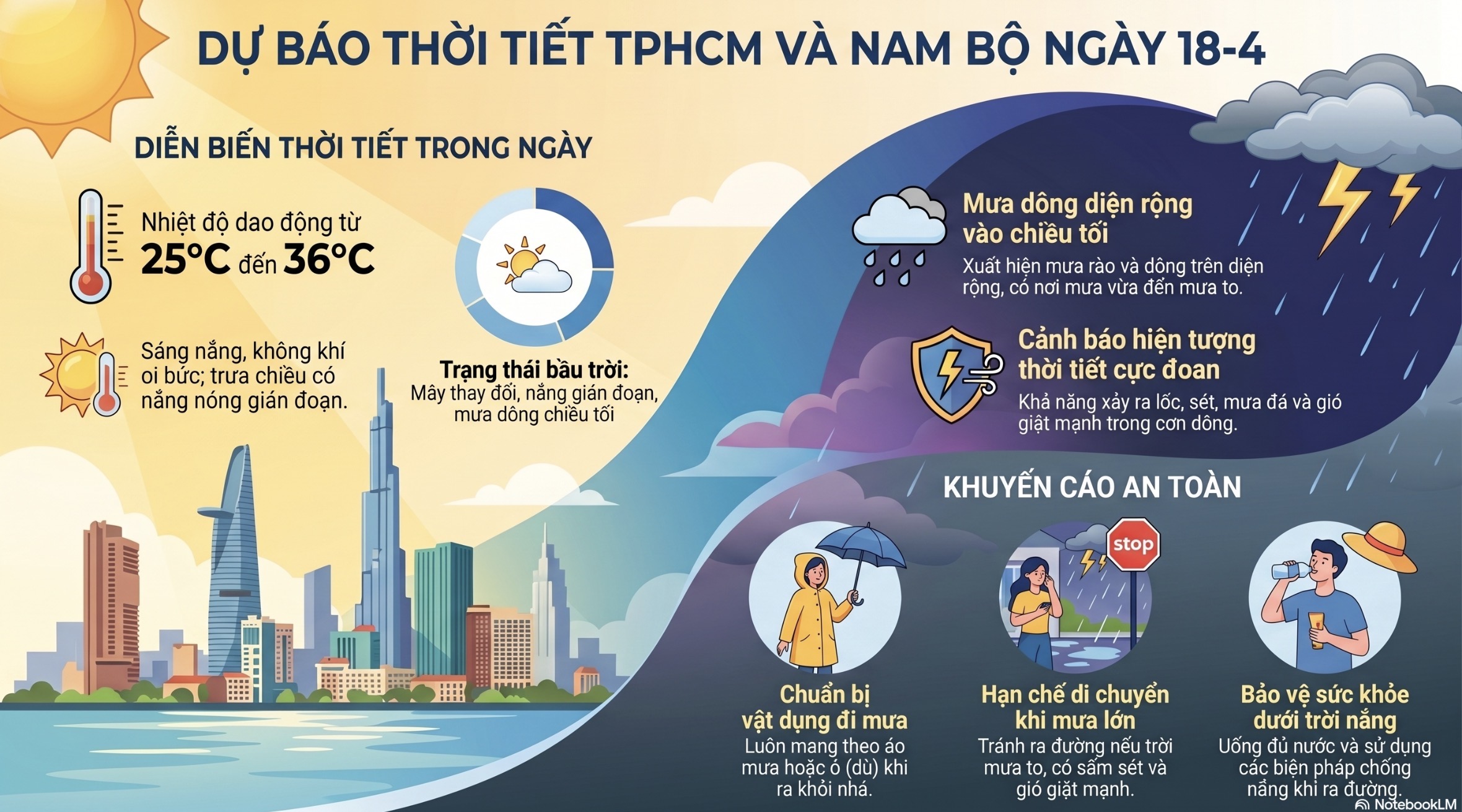 Dự báo thời tiết hôm nay, 18-4: TPHCM và Nam Bộ có mưa trên diện rộng - Ảnh 2.