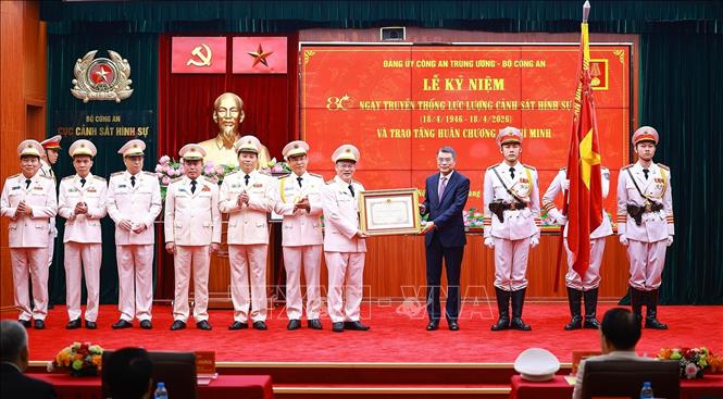 Thủ tướng L&ecirc; Minh Hưng v&agrave; sự ph&aacute;t triển của Cảnh s&aacute;t h&igrave;nh sự Việt Nam năm 2026 - Ảnh 4.