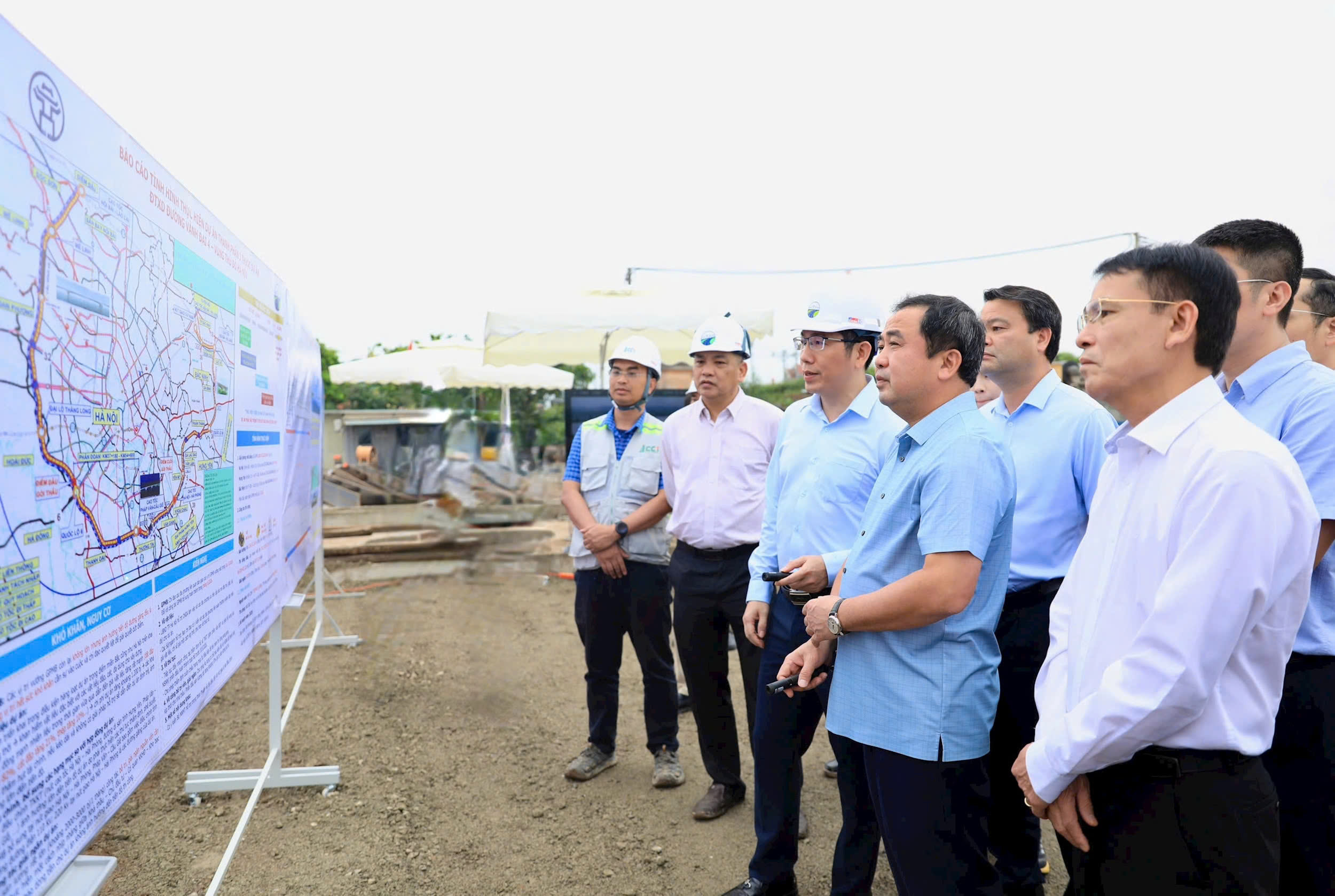 TP Hà Nội thúc đẩy tiến độ các dự án trọng điểm - Ảnh 1.