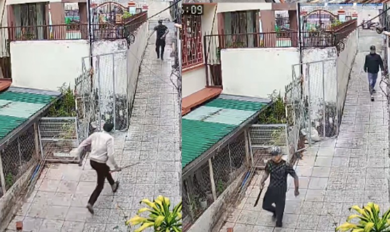 Nhóm thanh niên dùng súng, dao dài náo loạn khu trọ ở Đà Lạt - Ảnh 2.