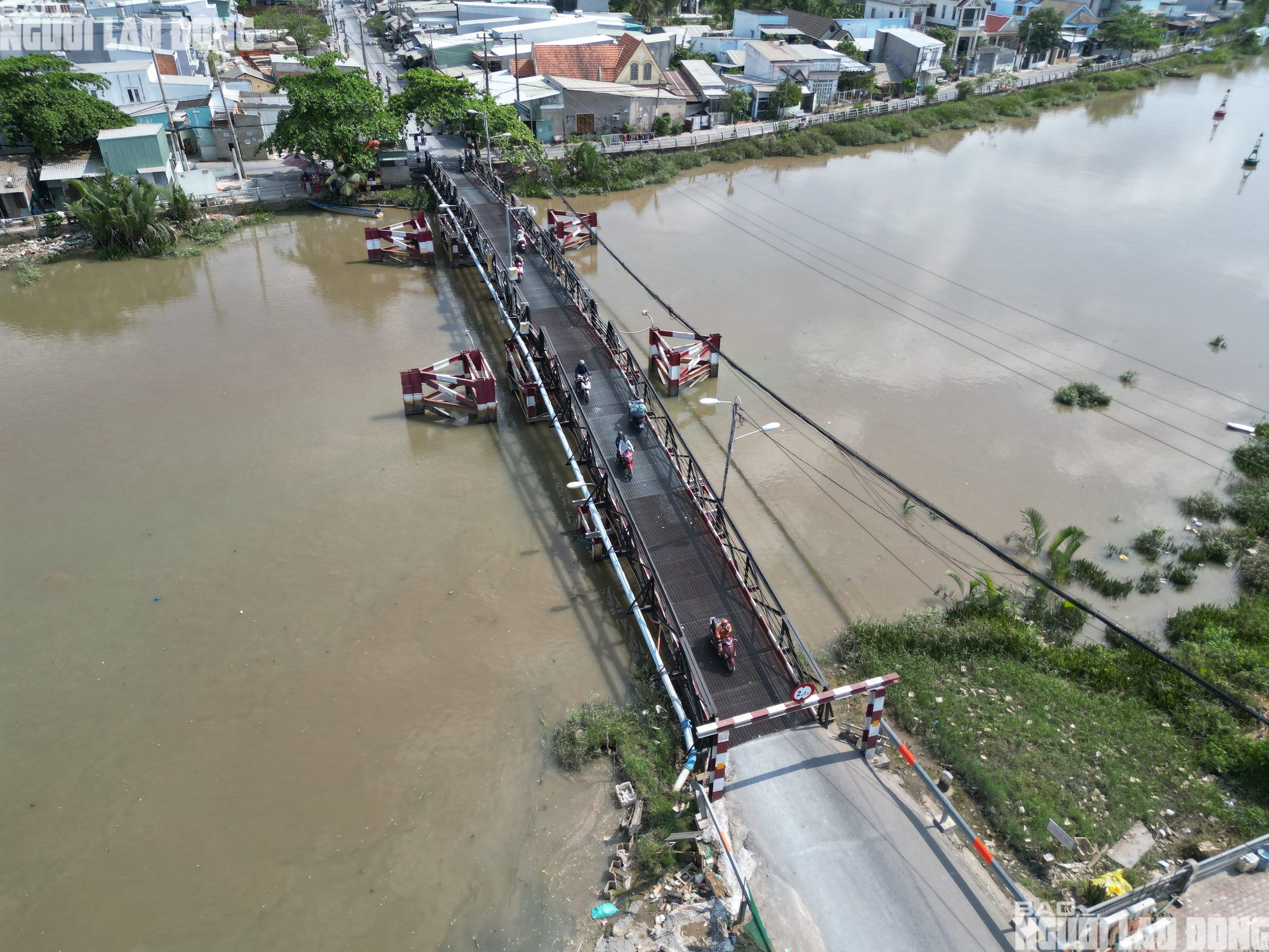 Cầu Rạch T&ocirc;m gần 500 tỉ đồng kết nối TP . HCM v&agrave; T&acirc;y Ninh: Tiến độ thi c&ocirc;ng chậm - Ảnh 4.