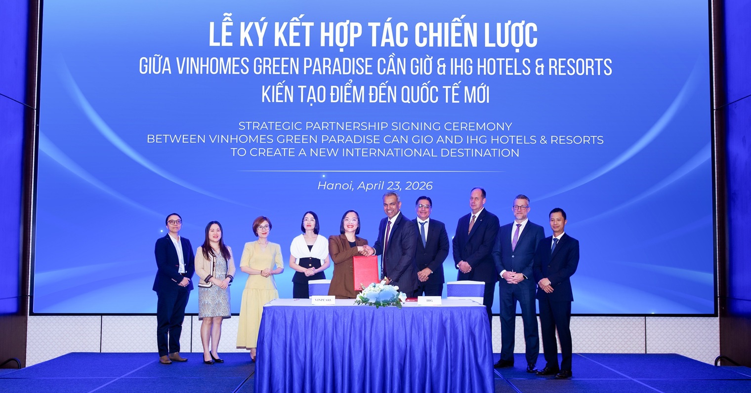 Vinhomes Green Paradise Cần Giờ và IHG đưa 4 thương hiệu khách sạn quốc tế tới siêu đô thị biển