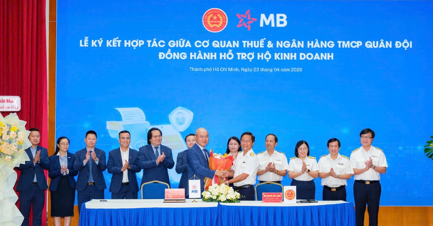 MB phối hợp cùng Cục Thuế TP HCM ra mắt giải pháp số toàn diện cho hộ kinh doanh