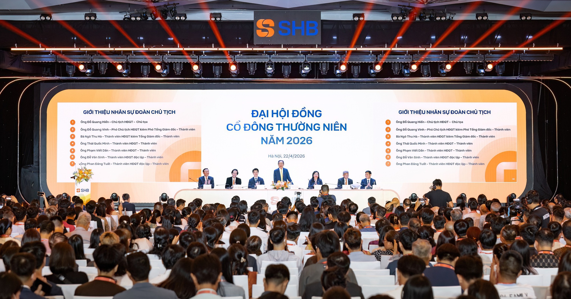 Kỷ lục cổ đông tham dự - Niềm tin hội tụ, SHB sẵn sàng bứt phá trong kỷ nguyên vươn mình
