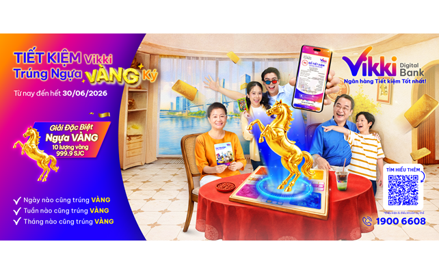 “Tiết kiệm Vikki – Trúng Ngựa Vàng Ký”: Sôi động cuộc đua săn vàng - Ảnh 2.