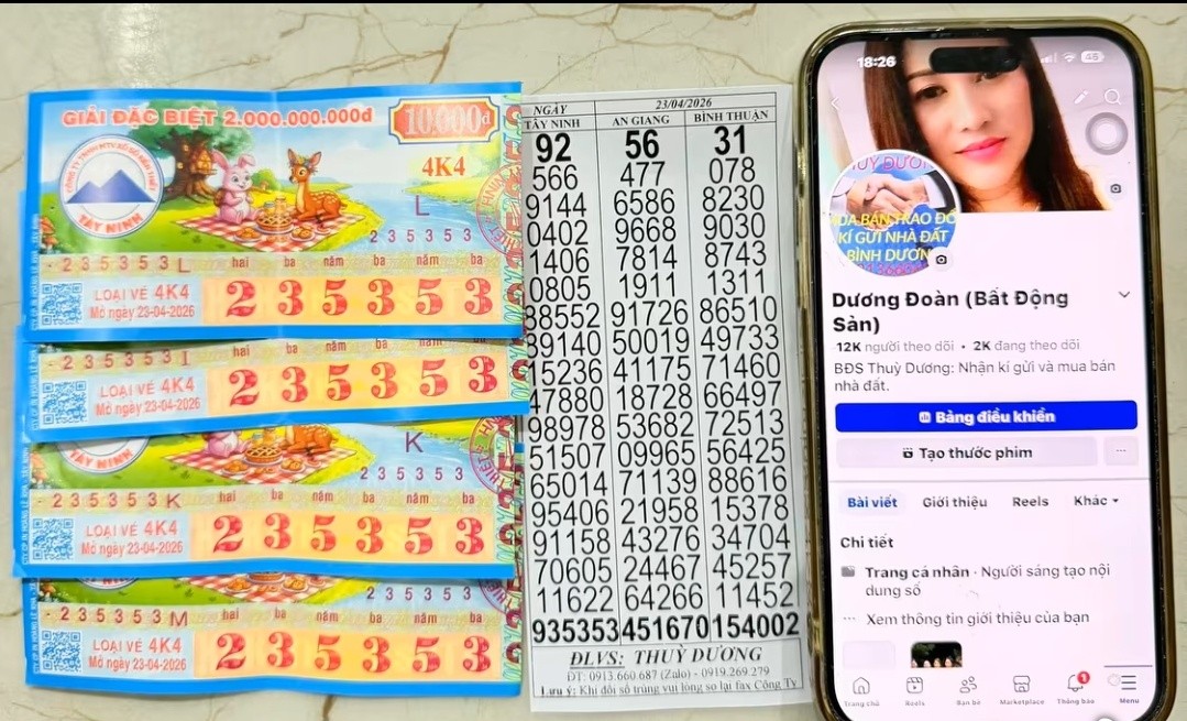 Sáng 24-4, nhiều người ở TPHCM, Vĩnh Long và Cần Thơ trúng xổ số miền Nam - Ảnh 3.