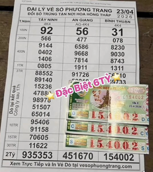 S&aacute;ng 24-4, nhiều người ở TPHCM, Vĩnh Long v&agrave; Cần Thơ tr&uacute;ng xổ số miền Nam - Ảnh 4.