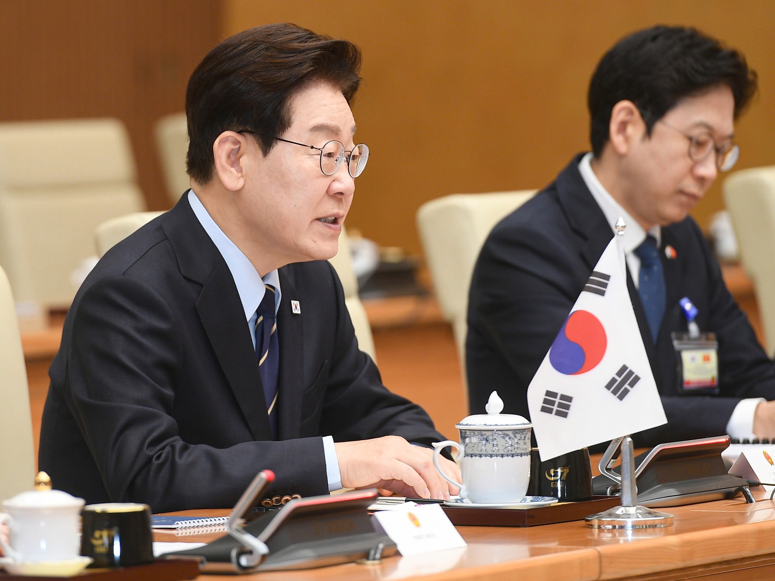 Thủ tướng L&ecirc; Minh Hưng hội kiến Tổng thống H&agrave;n Quốc Lee Jae Myung - Ảnh 7.