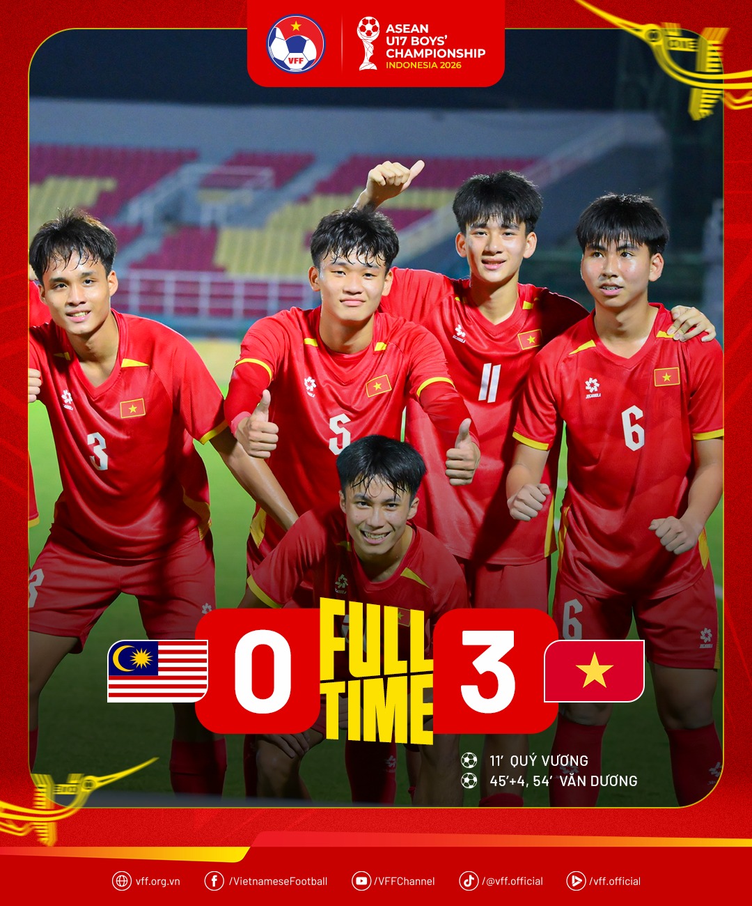 U17 Việt Nam được thưởng đến 1,1 tỉ đồng khi vô địch Đông Nam Á 2026 - Ảnh 1.