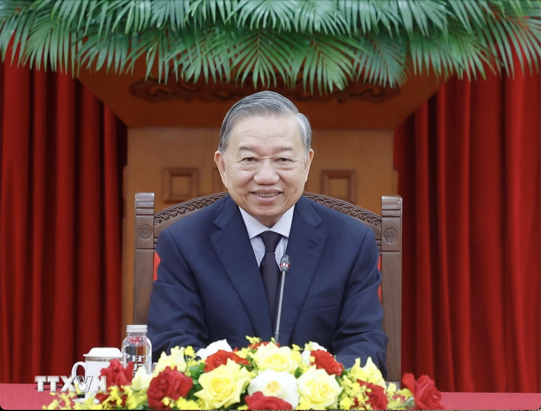 Tổng B&iacute; thư, Chủ tịch nước T&ocirc; L&acirc;m: &Uacute;c chia sẻ với Việt Nam nhiều lợi &iacute;ch chiến lược - Ảnh 1.