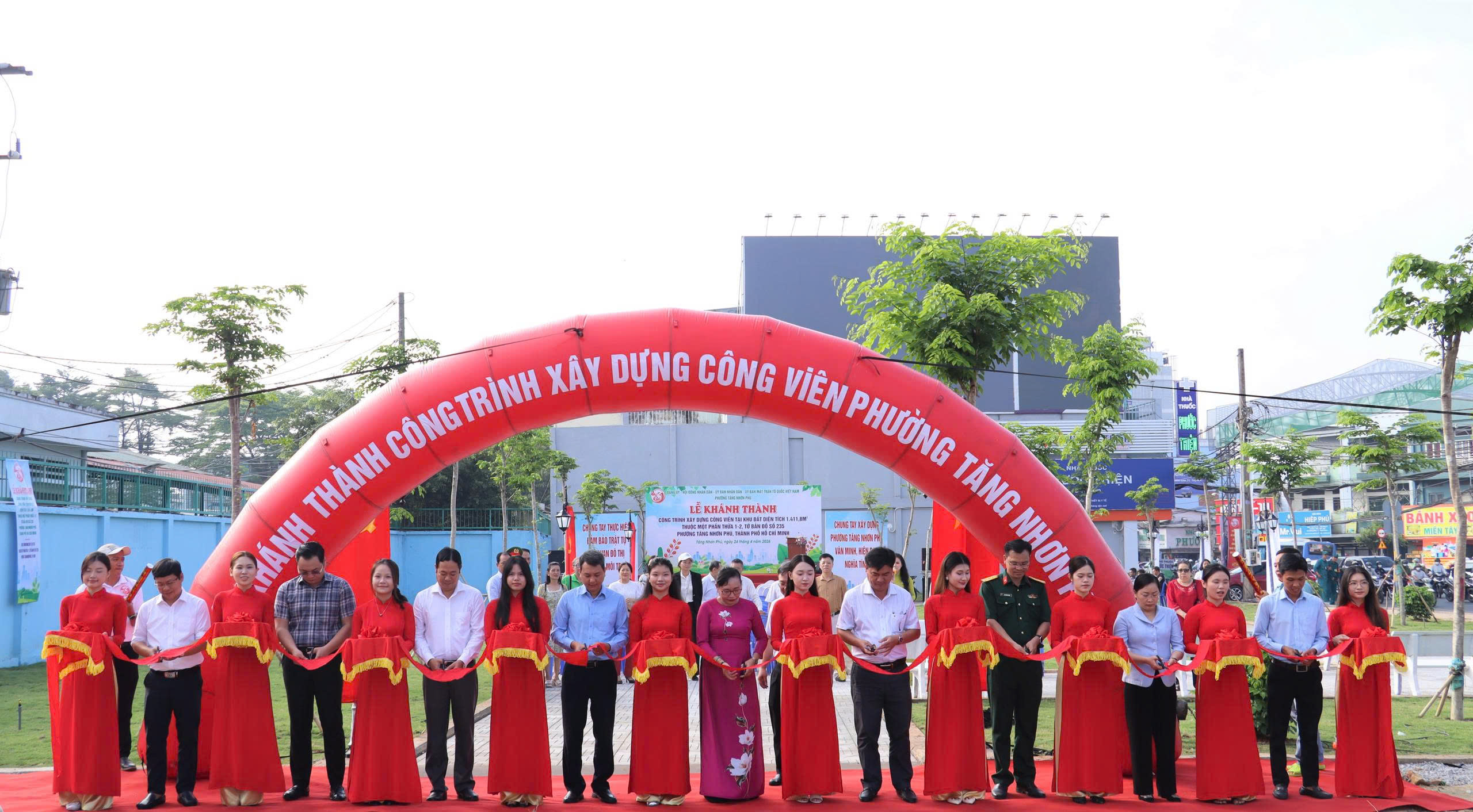 Khánh thành công viên Tăng Nhơn Phú - Ảnh 1.