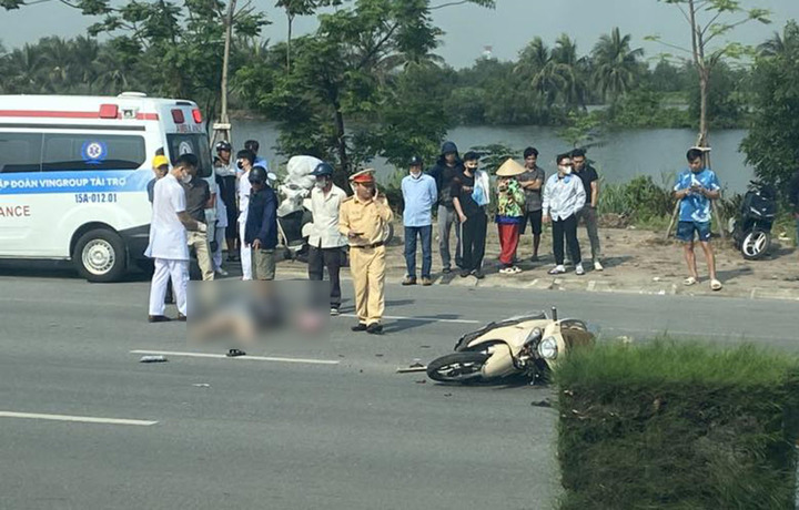 Đôi nam nữ tử vong sau va chạm xe ô tô tại Hải Phòng ngày 25 - 4 - 2026 - Ảnh 1.