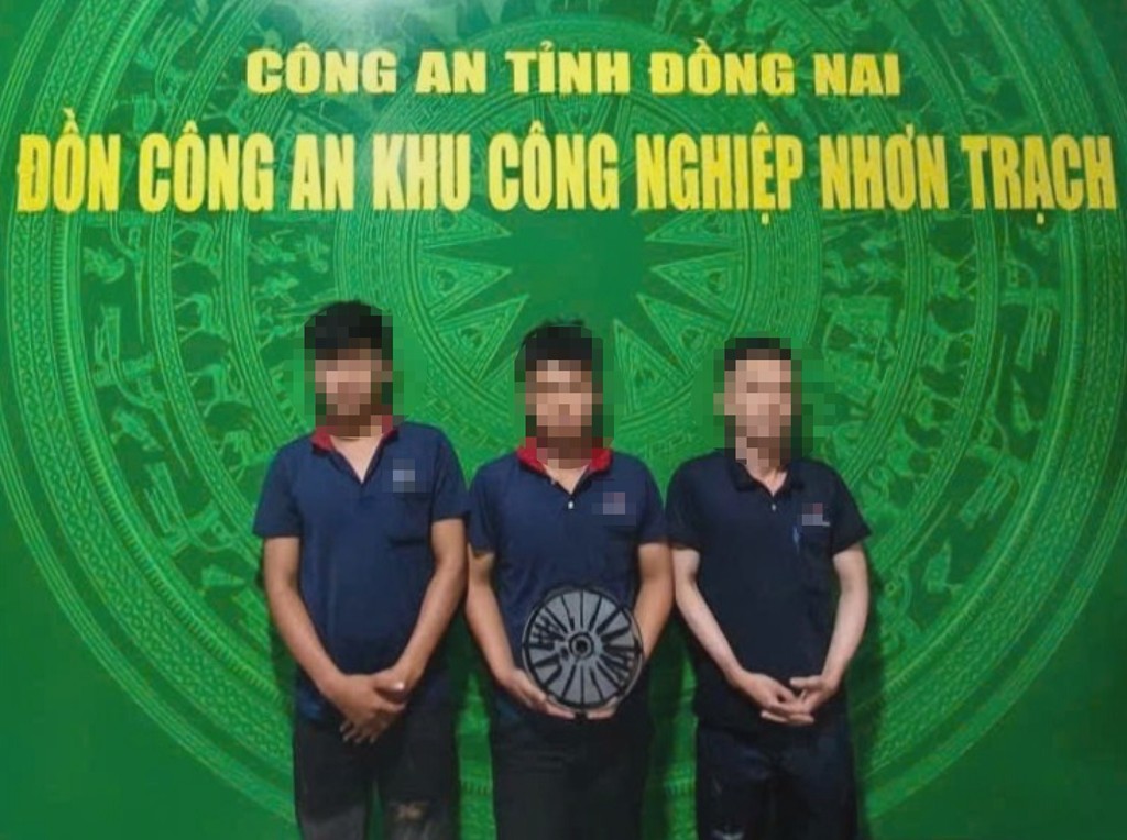 3 Đối tượng bị Bắt vì trộm cắp tài sản tại công ty TNHH g . I . Ở Đồng Nai - Ảnh 1.