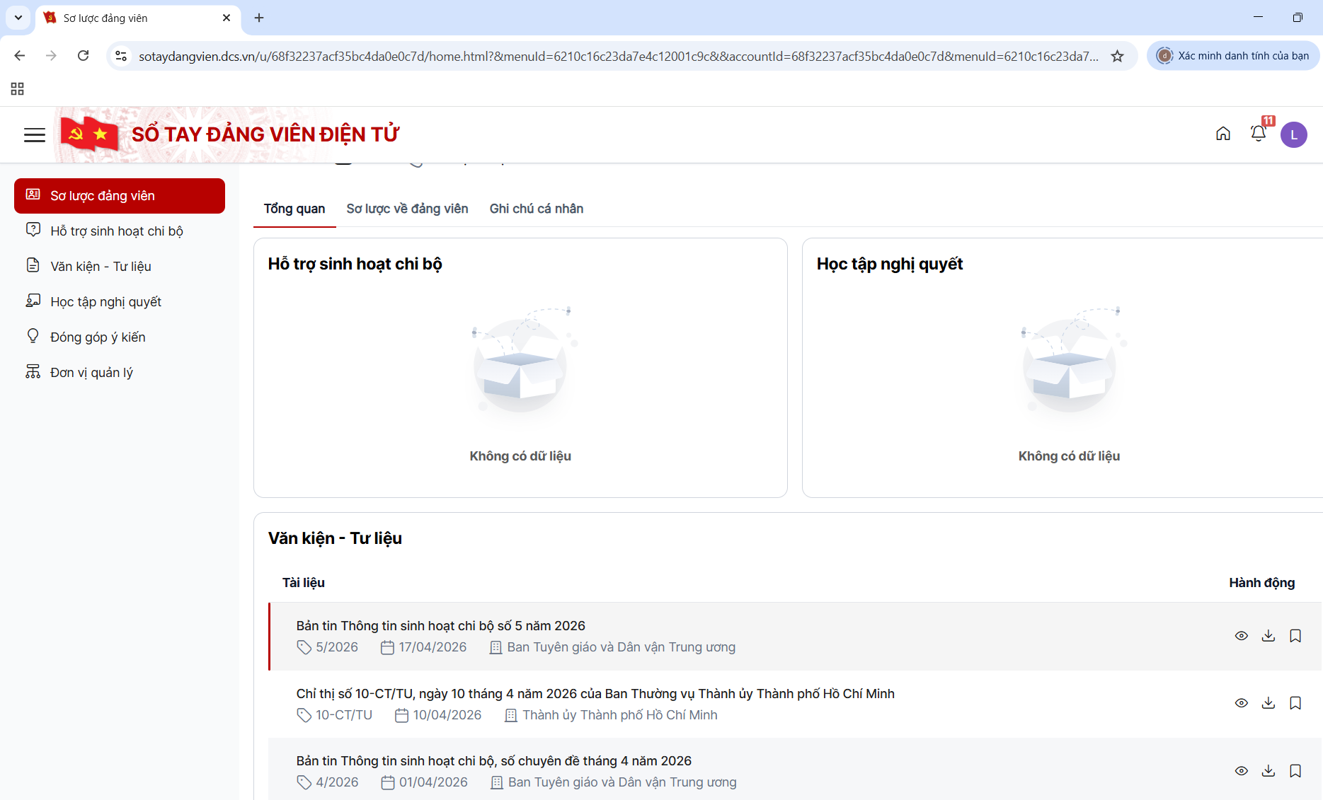 Phát huy vai trò sổ tay đảng viên điện tử - Ảnh 1.