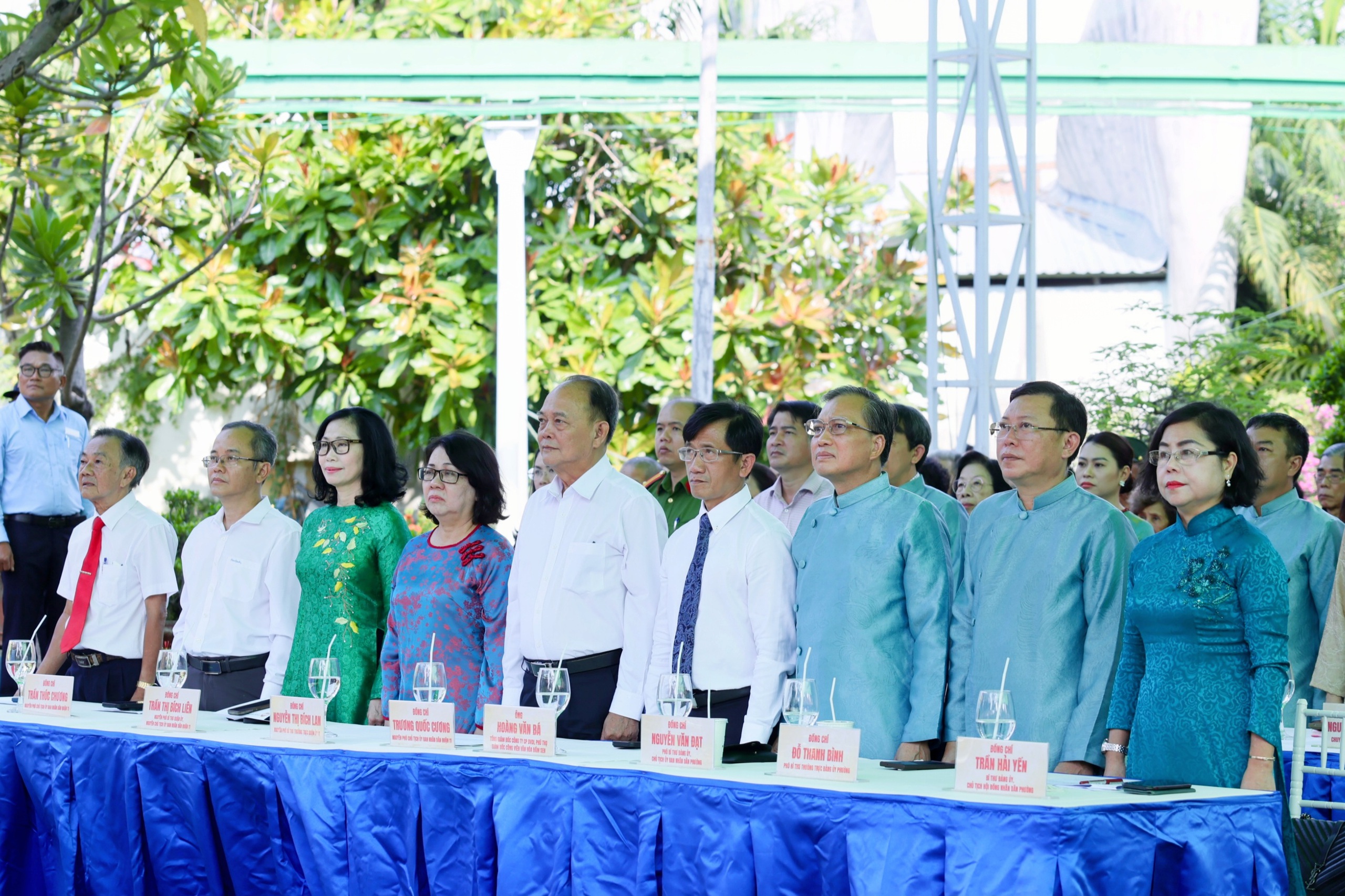 Ch&ugrave;m ảnh: Thắt chặt t&igrave;nh đo&agrave;n kết trong ng&agrave;y Giỗ Tổ H&ugrave;ng Vương tại phường B&igrave;nh Thới, TPHCM - Ảnh 5.