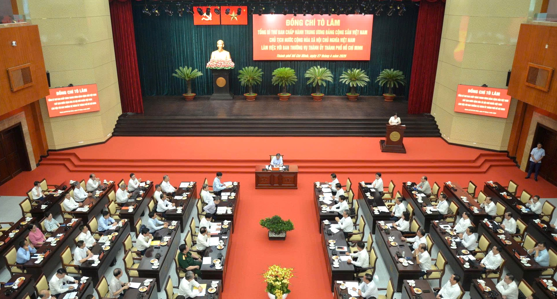 L&agrave;m việc với Tổng B&iacute; thư, Chủ tịch nước T&ocirc; L&acirc;m, TPHCM kiến nghị 2 nội dung quan trọng - Ảnh 2.