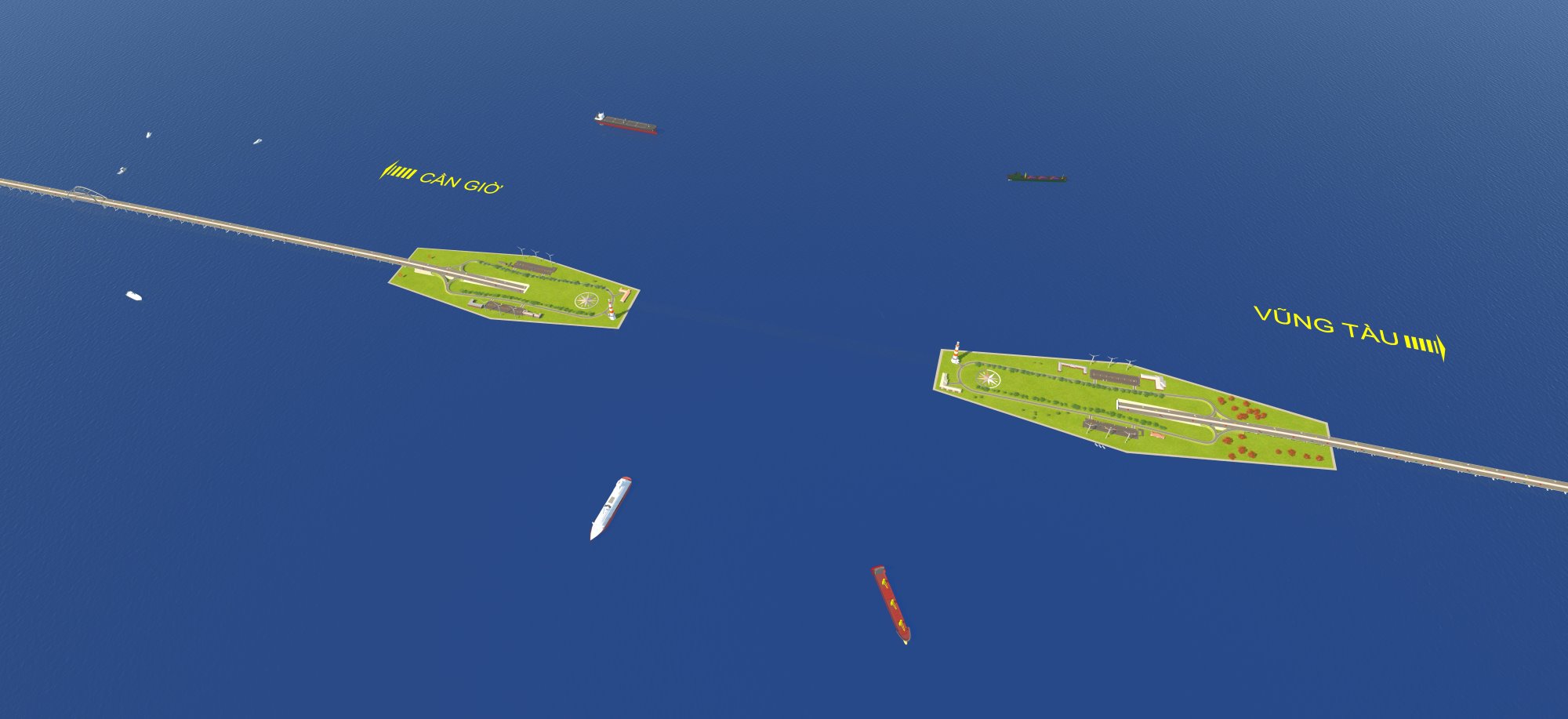 Điều chỉnh quy hoạch TP Vũng Tàu cho dự án đường vượt biển Cần Giờ - Vũng Tàu - Ảnh 1.