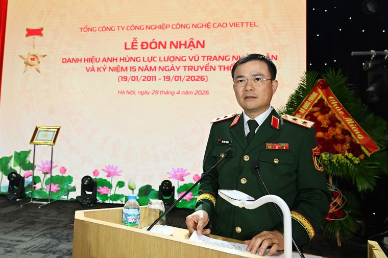 Viettel High Tech đón nhận danh hiệu Anh hùng Lực lượng vũ trang nhân dân  - Ảnh 4.