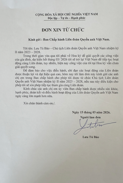 Th&aacute;ch thức chờ t&acirc;n chủ tịch Li&ecirc;n đo&agrave;n Quyền Anh Việt Nam - Ảnh 1.