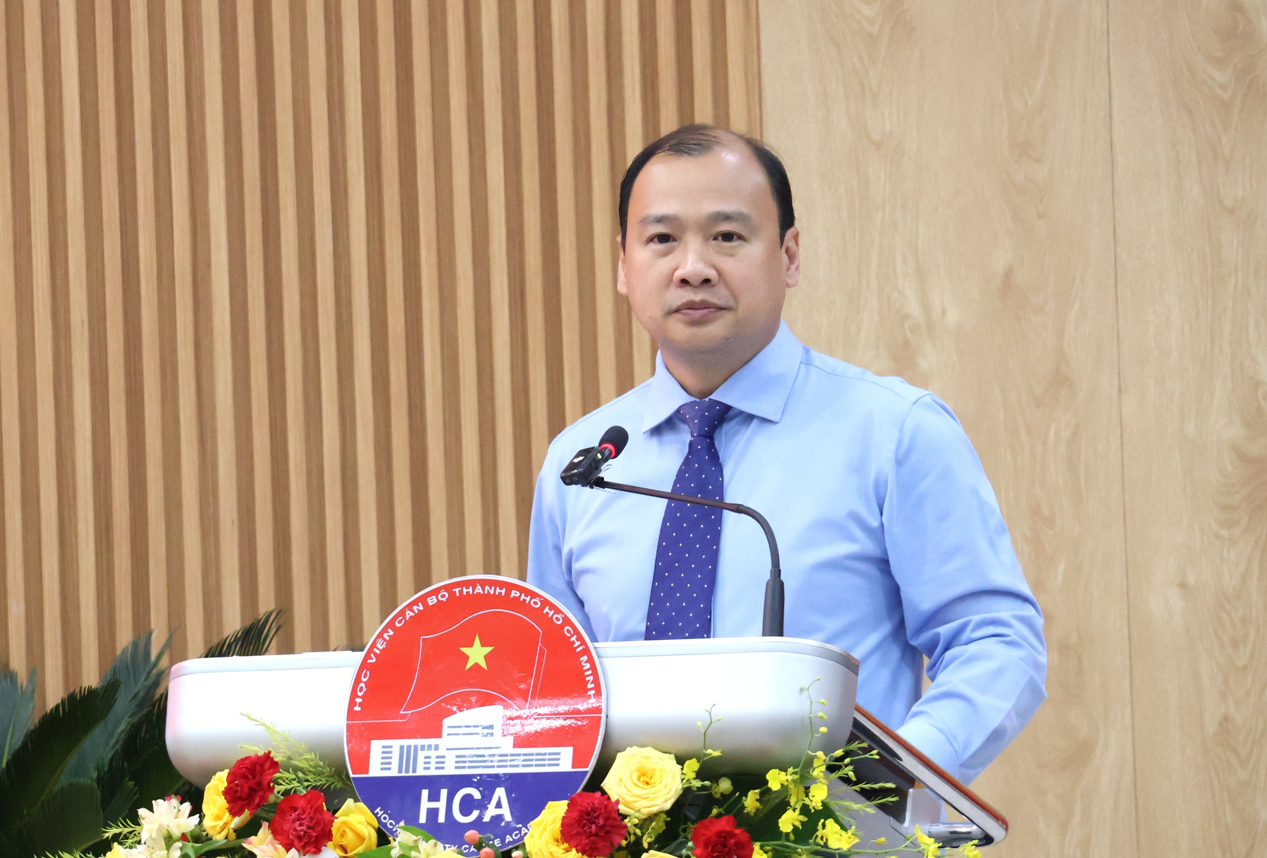 T&iacute;ch hợp bảo vệ nền tảng tư tưởng của Đảng v&agrave;o đ&agrave;o tạo ch&iacute;nh trị tại TPHCM - Ảnh 4.