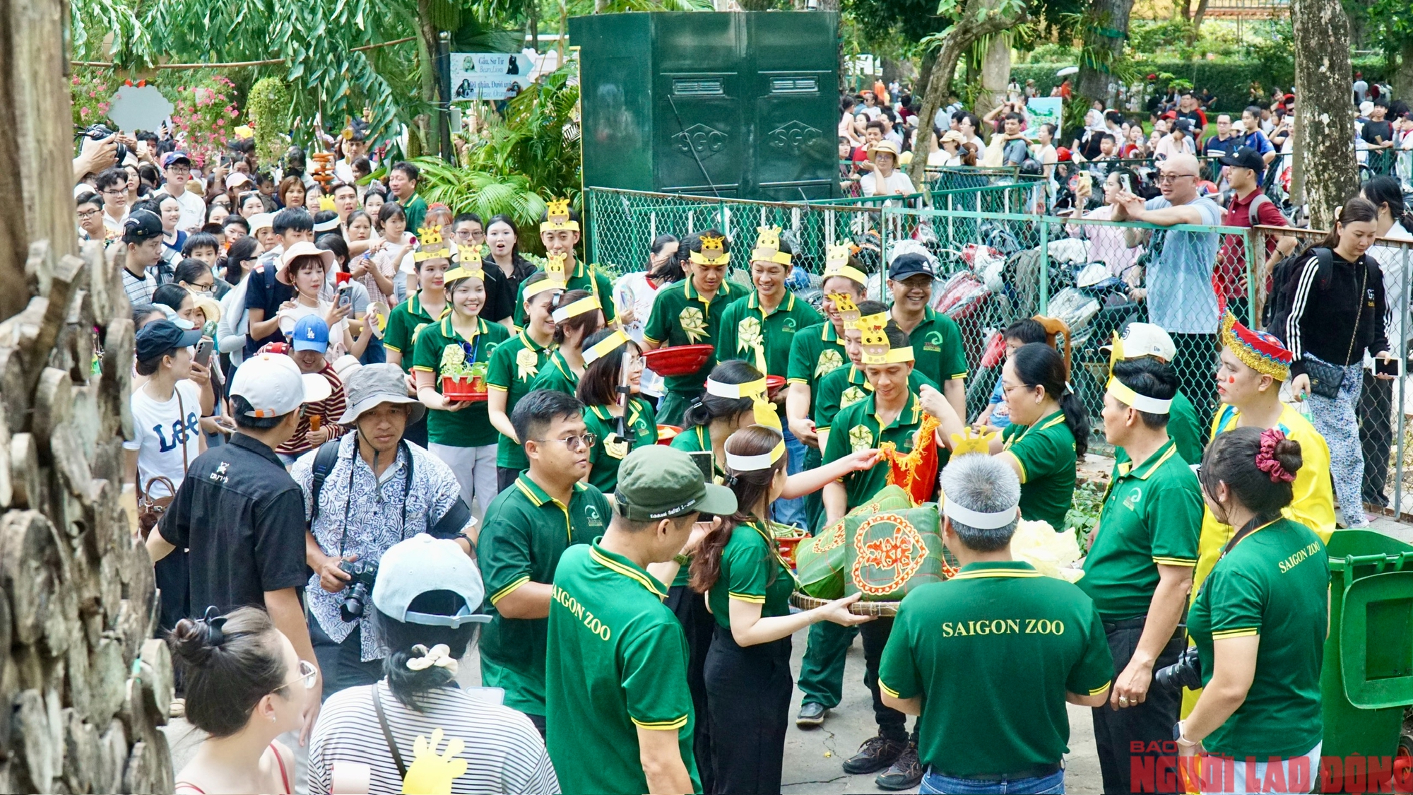 Lễ cưới lạ: Hươu cao cổ "rước d&acirc;u" tại Thảo Cầm Vi&ecirc;n S&agrave;i G&ograve;n - Ảnh 11.