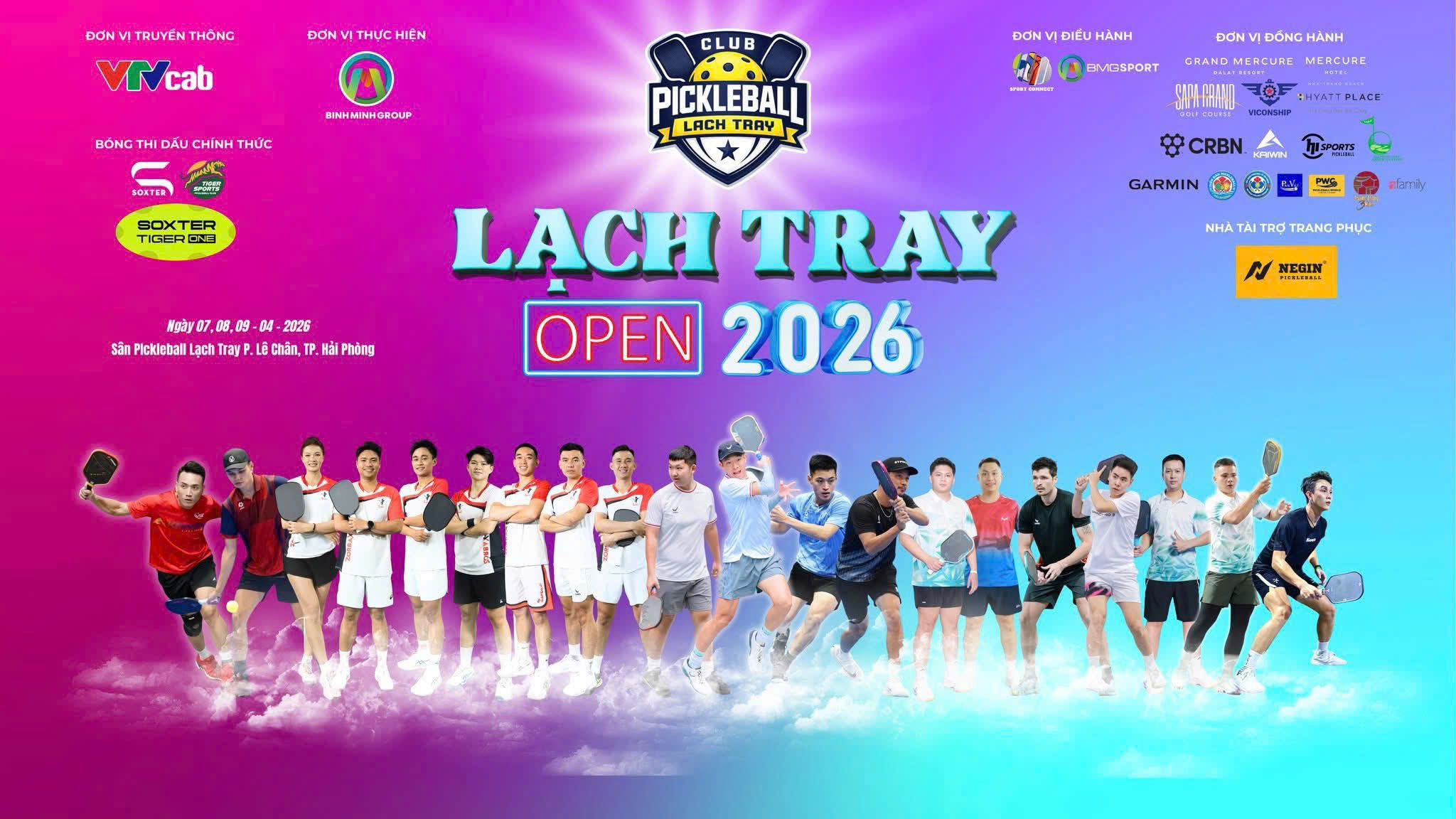  Pickleball Lạch Tray Open 2026- cuộc chiến của siêu sao - Ảnh 1.