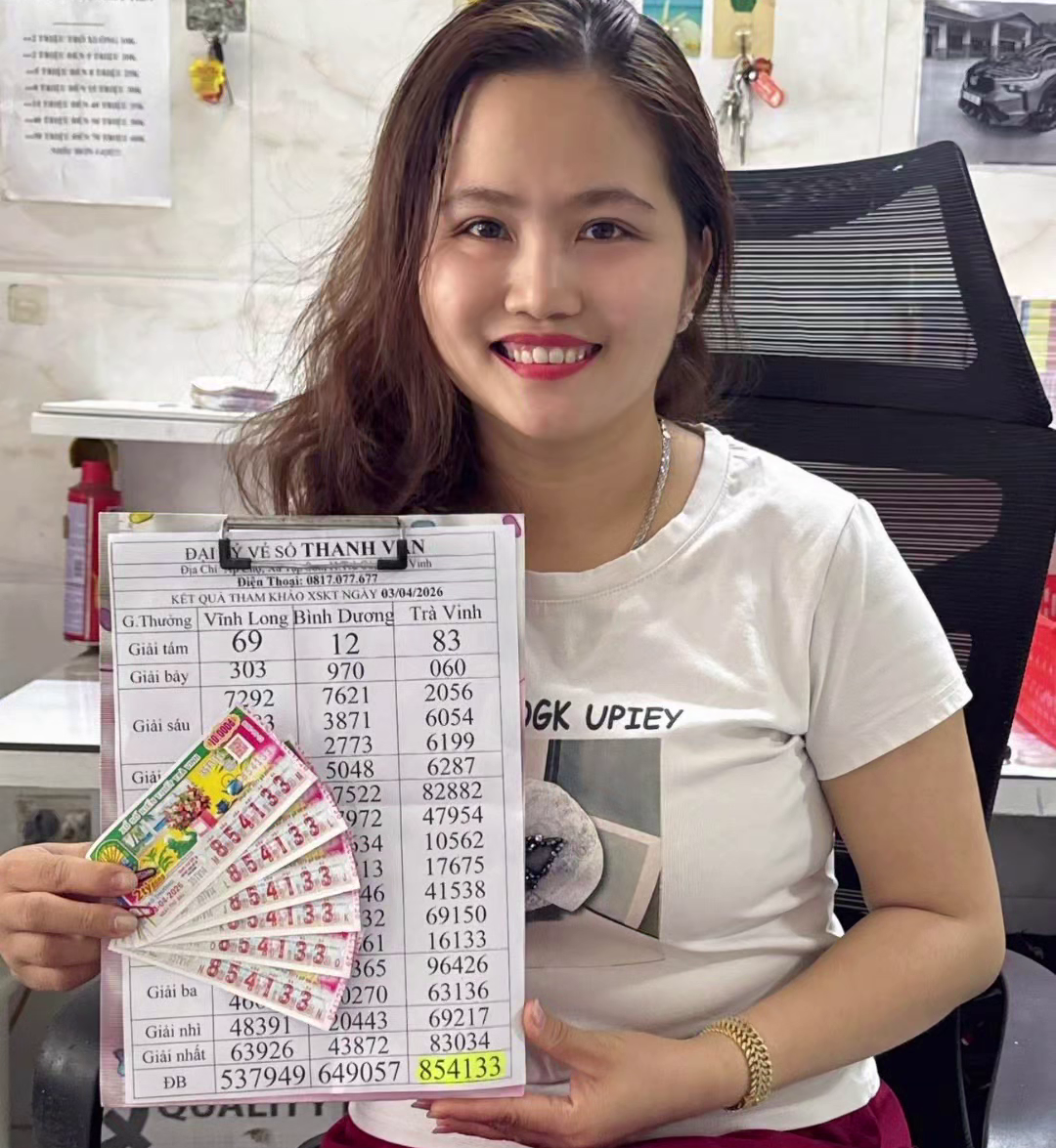 Xổ số miền Nam ngày 5 - 4: Nhiều khách hàng trúng thưởng lớn tại Trà Vinh và Long An - Ảnh 2. Xổ số miền Nam ngày 5 - 4: Nhiều khách hàng trúng thưởng lớn tại Trà Vinh và Long An - Ảnh 2.