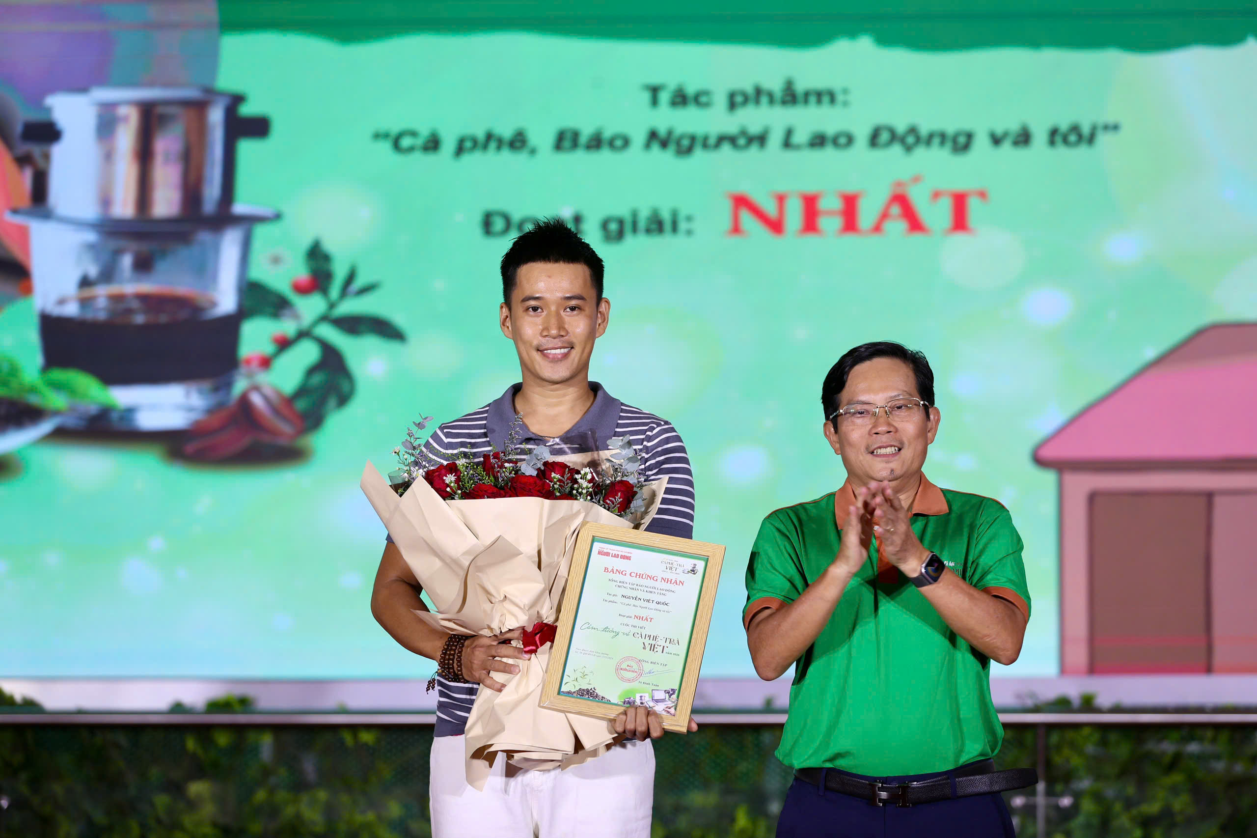 Báo Người Lao Động trao giải cuộc thi viết về cà phê - trà Việt 2026 - Ảnh 5. Báo Người Lao Động trao giải cuộc thi viết về cà phê - trà Việt 2026 - Ảnh 5.
