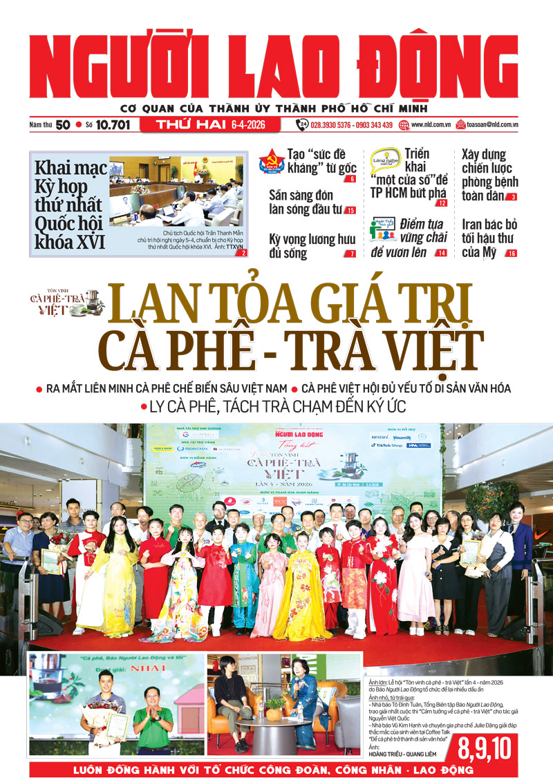 Báo in Người Lao Động 6-4: Kỳ vọng lương hưu đủ sống - Ảnh 1.