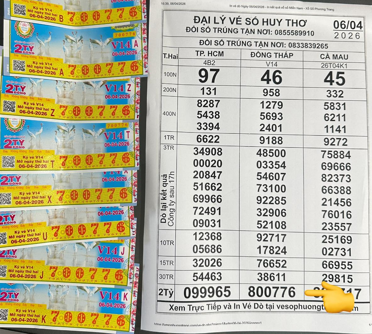 Sáng sớm 7-4, lộ diện nhiều người trúng thưởng xổ số miền Nam - Ảnh 2.