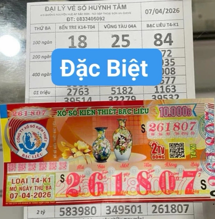 Kết quả xổ số miền Nam ngày 8 - 4: Nhiều người trúng thưởng từ Sóc Trăng , Cần Thơ , Đồng Nai - Ảnh 2. Kết quả xổ số miền Nam ngày 8 - 4: Nhiều người trúng thưởng từ Sóc Trăng , Cần Thơ , Đồng Nai - Ảnh 2.