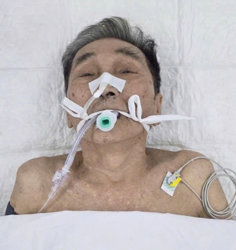 Bệnh viện ở Tây Ninh tìm người thân của cụ ông đang rất nguy kịch - Ảnh 1.