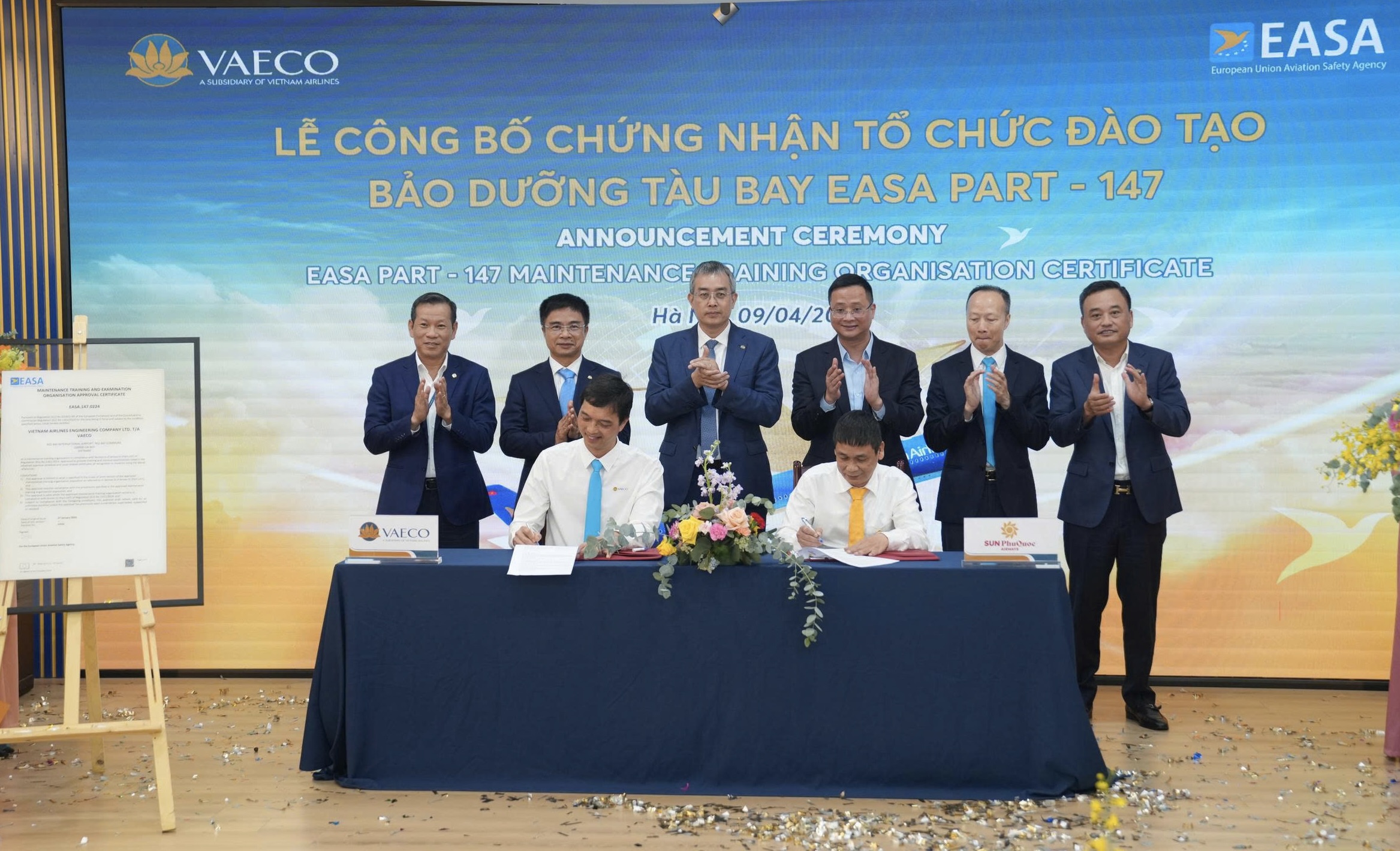 Việt Nam có tổ chức đào tạo bảo dưỡng máy bay theo chuẩn châu Âu - Ảnh 6. Việt Nam có tổ chức đào tạo bảo dưỡng máy bay theo chuẩn châu Âu - Ảnh 5.