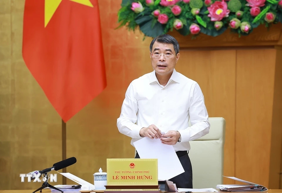 Thủ tướng Lê Minh Hưng chủ trì họp Thường trực Chính phủ  - Ảnh 1.