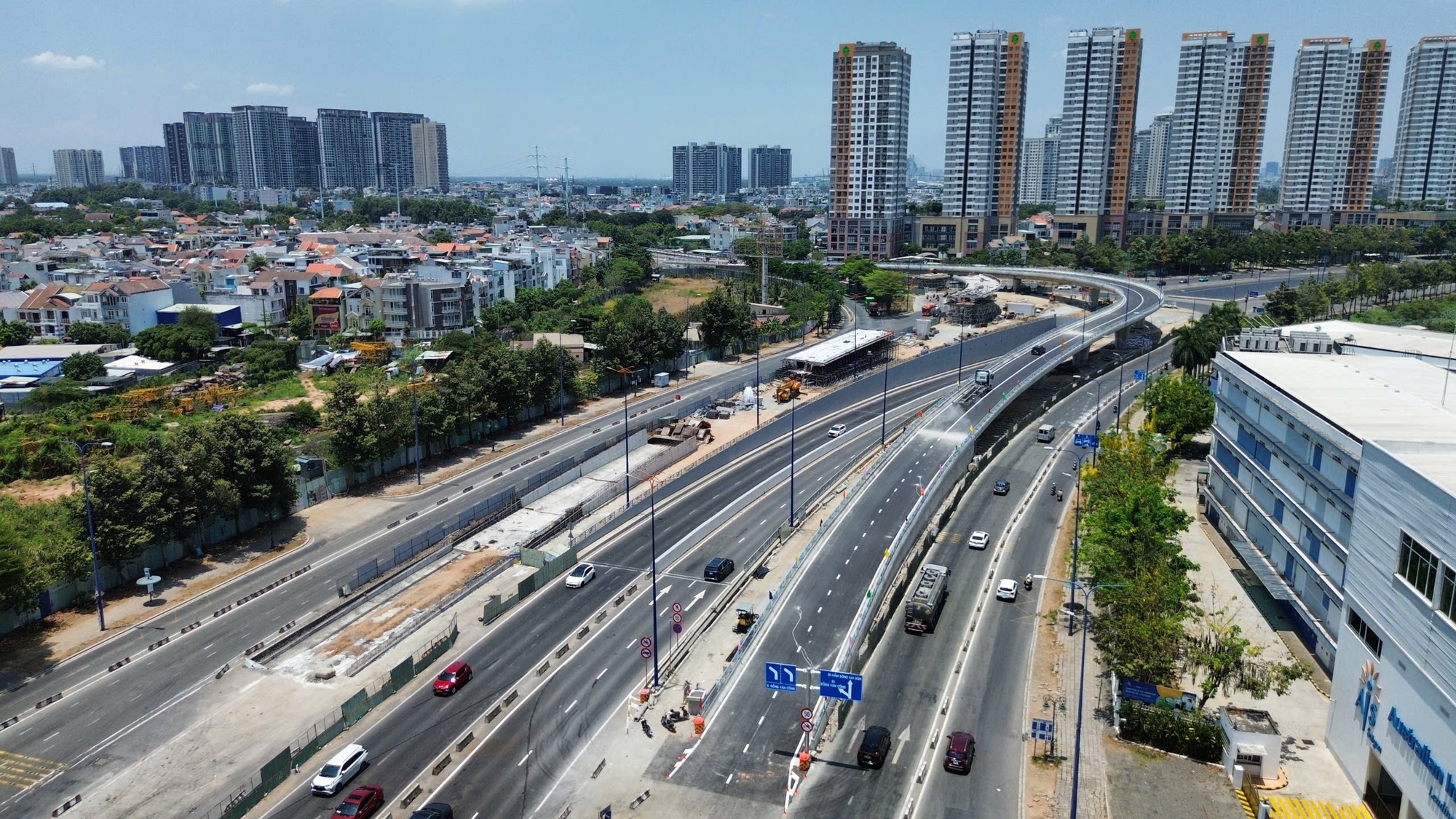 Thông xe cầu vượt N3 nút giao An Phú - Ảnh 4.