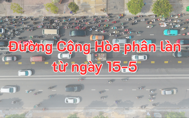 Đường Cộng Hòa sẽ có barie giúp đổi chiều làn xe theo giờ cao điểm - Ảnh 2.
