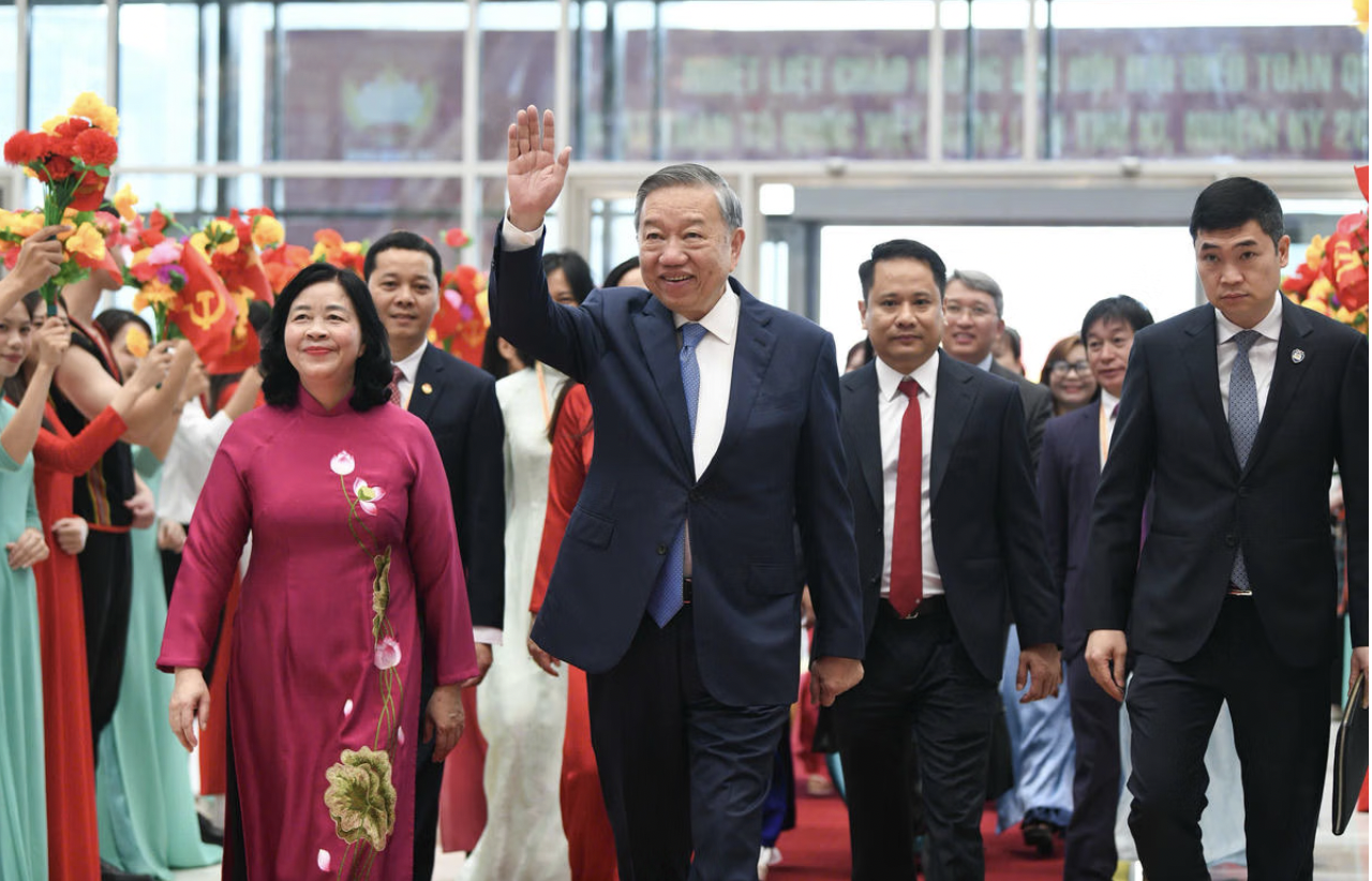 Tổng B&iacute; thư, Chủ tịch nước T&ocirc; L&acirc;m dự khai mạc Đại hội đại biểu MTTQ Việt Nam lần thứ XI - Ảnh 1.