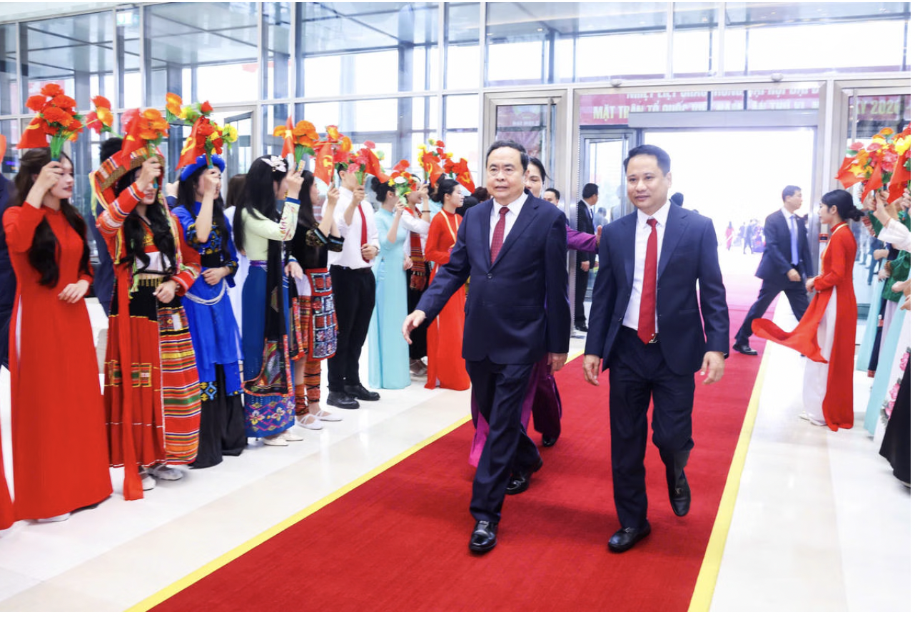 Tổng B&iacute; thư, Chủ tịch nước T&ocirc; L&acirc;m dự khai mạc Đại hội đại biểu MTTQ Việt Nam lần thứ XI - Ảnh 4.