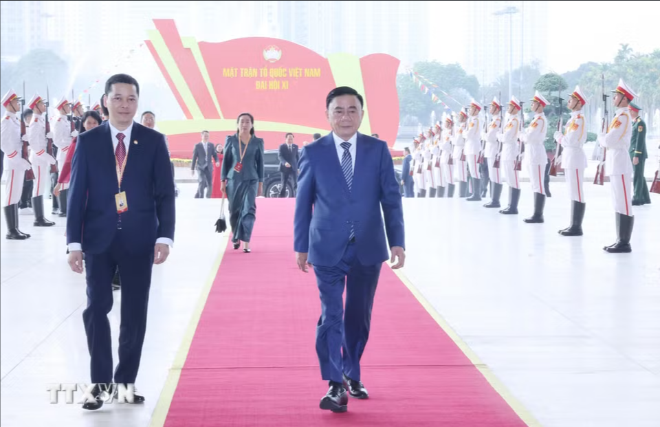 Tổng B&iacute; thư, Chủ tịch nước T&ocirc; L&acirc;m dự khai mạc Đại hội đại biểu MTTQ Việt Nam lần thứ XI - Ảnh 5.