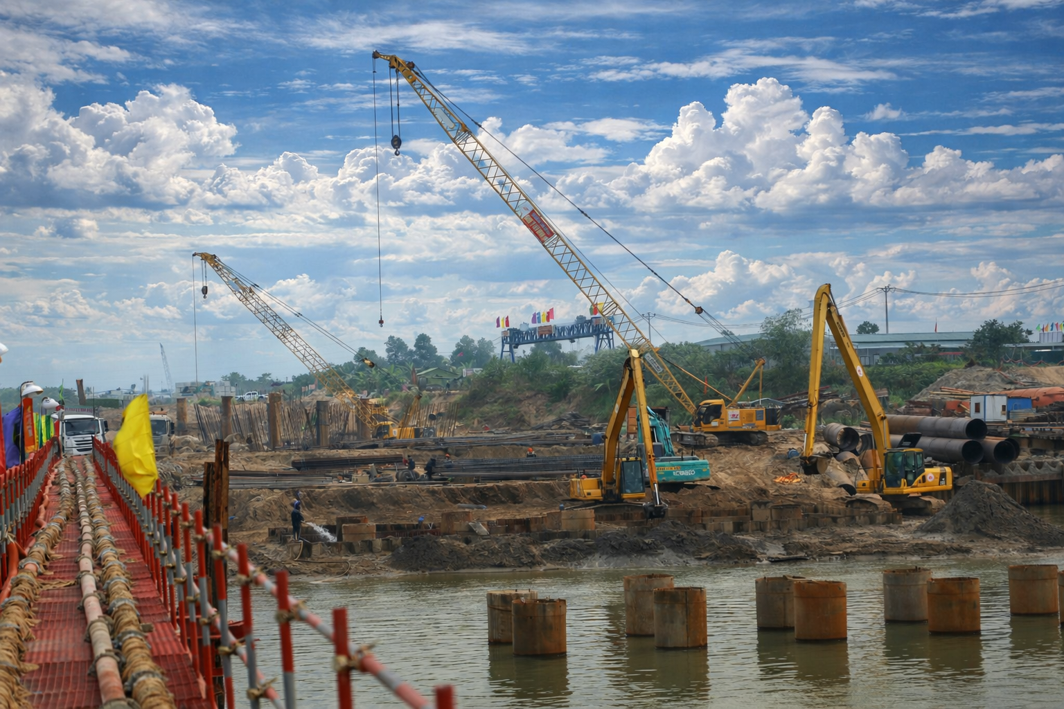 Cận cảnh giải ph&oacute;ng mặt bằng cầu Trần Hưng Đạo v&agrave; c&aacute;c dự &aacute;n cầu s&ocirc;ng Hồng - Ảnh 6.