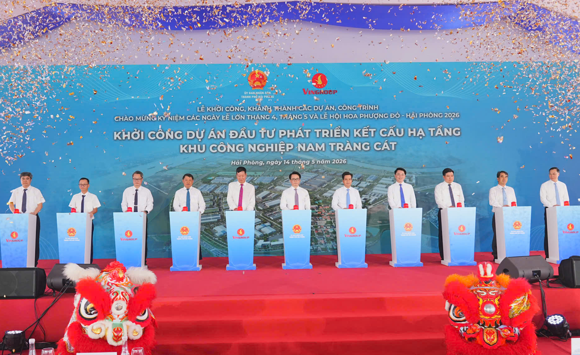 Hải Phòng khởi công 14 công trình trọng điểm chào mừng Lễ hội Hoa Phượng Đỏ 2026 - Ảnh 3.