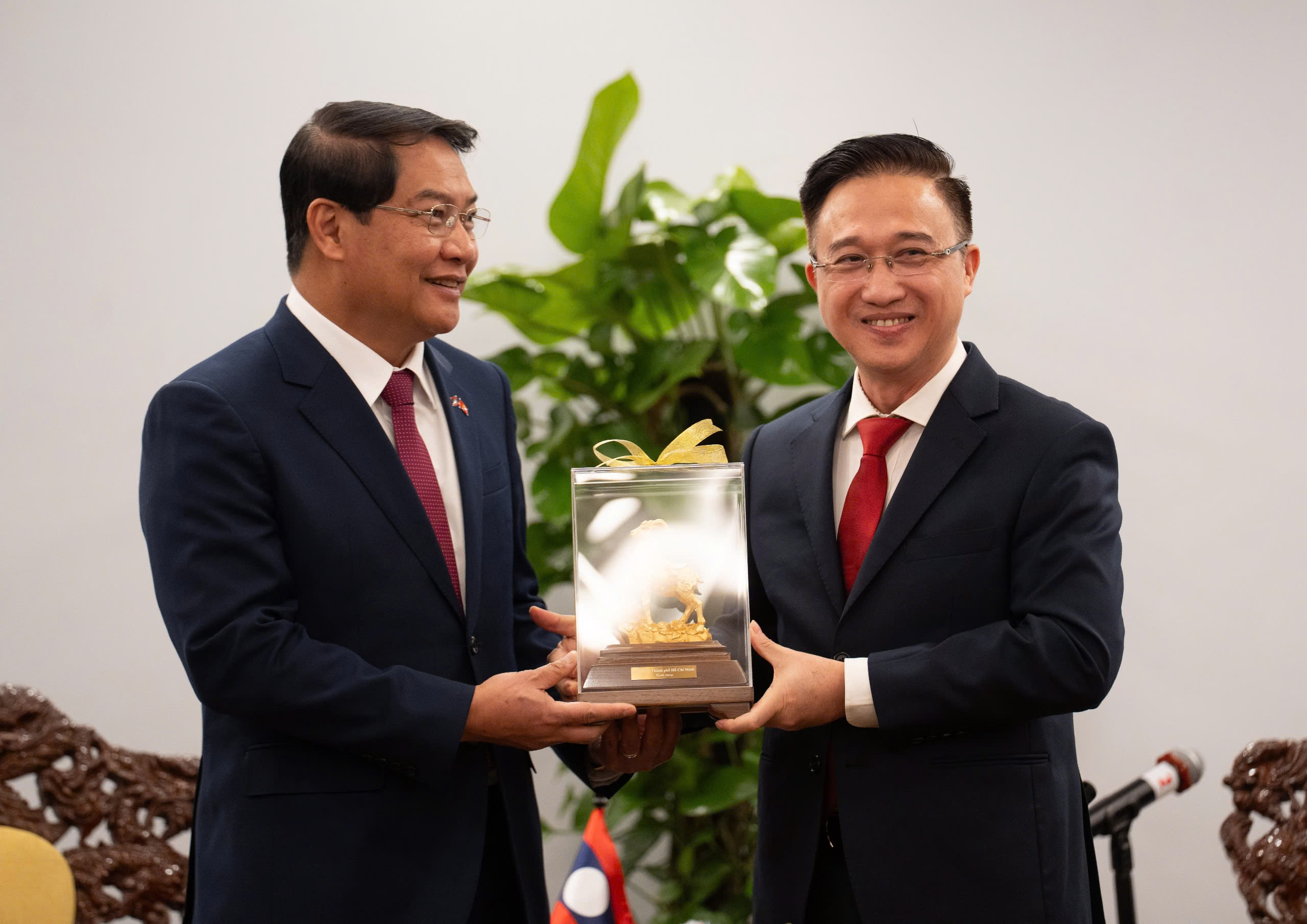 TPHCM tăng cường hợp tác với thủ đô Vientiane - Ảnh 2.