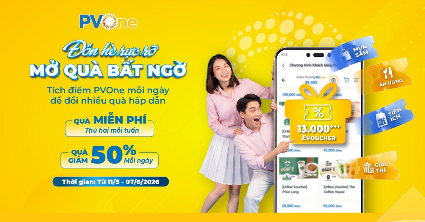 PVcomBank gia tăng ưu đãi cho khách hàng trên hệ sinh thái PVOne