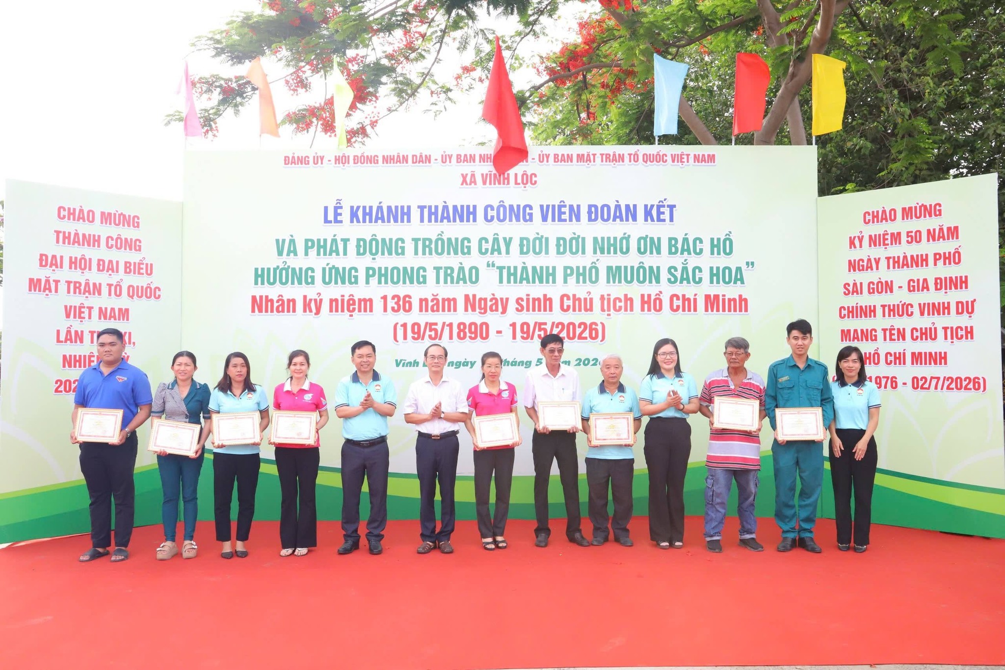 Xã Vĩnh Lộc khánh thành Công viên Đoàn kết 3.100 m² phục vụ người dân - Ảnh 8.