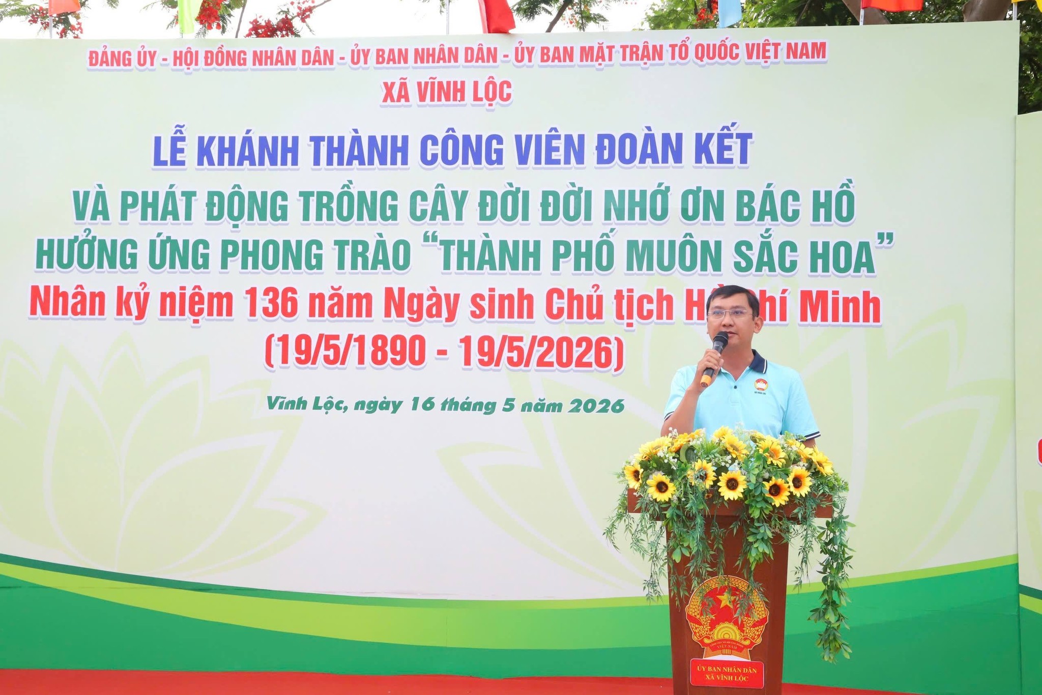 Xã Vĩnh Lộc khánh thành Công viên Đoàn kết 3.100 m² phục vụ người dân - Ảnh 6.