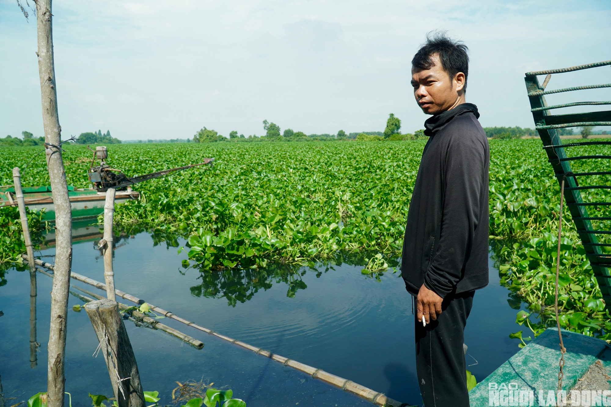 Nước s&ocirc;ng V&agrave;m Cỏ Đ&ocirc;ng &ocirc; nhiễm nghi&ecirc;m trọng , người d&acirc;n lo lắng về nguồn nước - Ảnh 12.