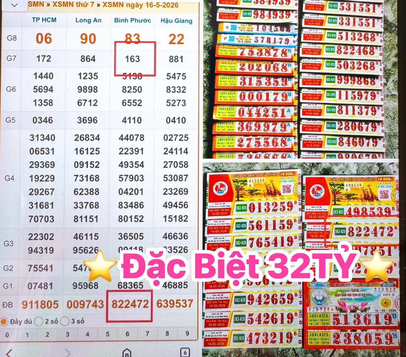 Sáng 17-5, lộ diện 2 giải độc đắc và 1 giải an ủi xổ số miền Nam - Ảnh 2.